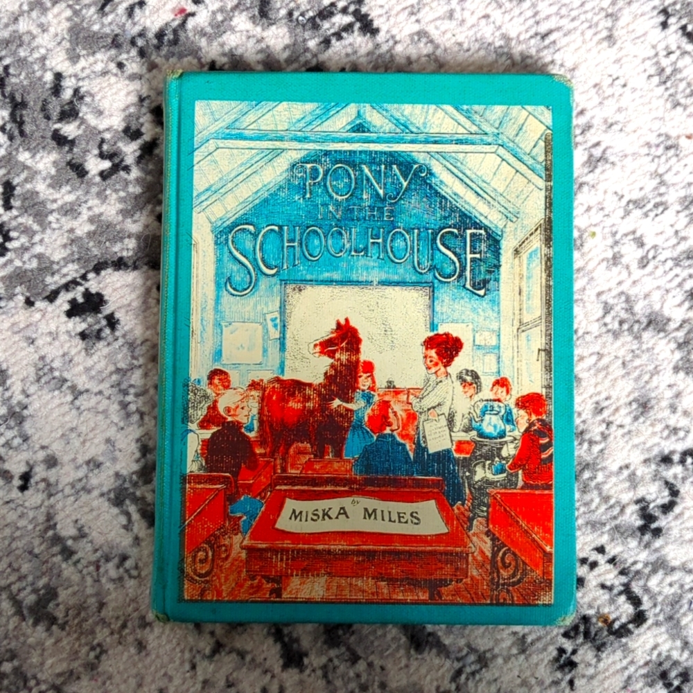 Pony in the schoolhouse vintage book